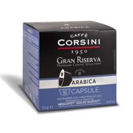 8001684917174 Cafe Corsini Gran Riserva Espresso Arabica 16 Cap