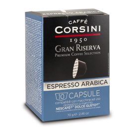 8001684918669 Cafe Corsini Gran Riserva Espresso Arabica 10 Cap