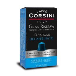 8001684910014 Cafe Corsini Gran Riserva Espresso Decaf.10 Cap. NSC (m)